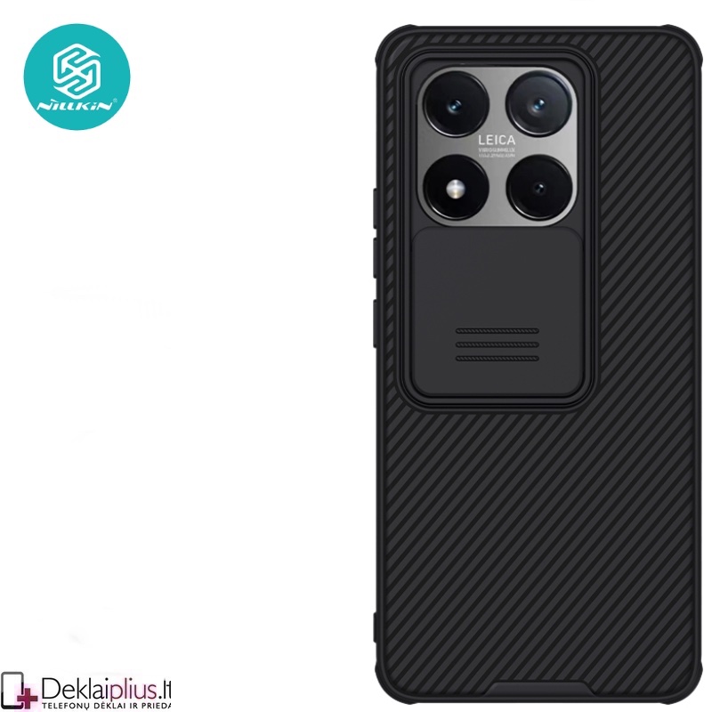 Nillkin Camshield dėklas su kameros apsauga - juodas (Xiaomi 14T) Nillkin Camshield dėklas su kameros apsauga - juodas (Xiaomi 14T)
